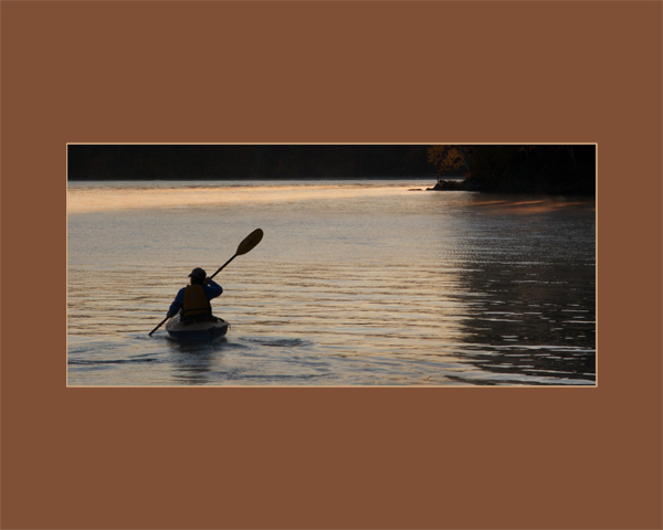 Dawn paddle