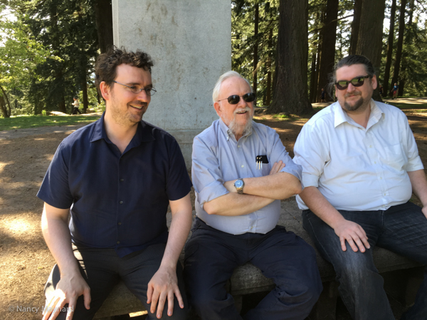 Nabil, Mike and Uri on Mt Tabor