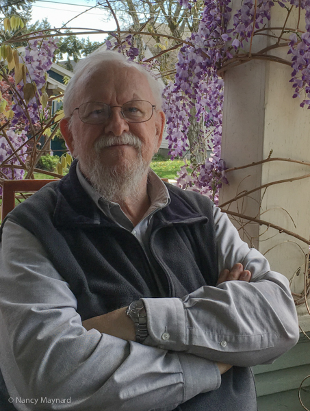 Mike on Uri's porch